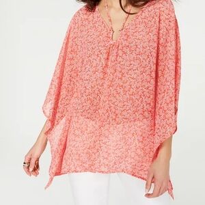 Michael Michael Kors Floral Poncho